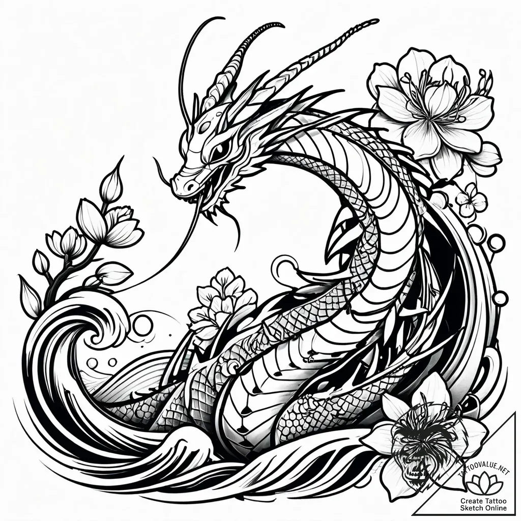 богомол, ink illustration for tattoo, bold ou... - style Jaeger Simple - tattoo sketch (28.11.2025 13:17)