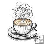 Tat tattoo sketch, café barista’s hand crafti… – style Jaeger Mini – tattoo sketch (28.11.2025 13:37)