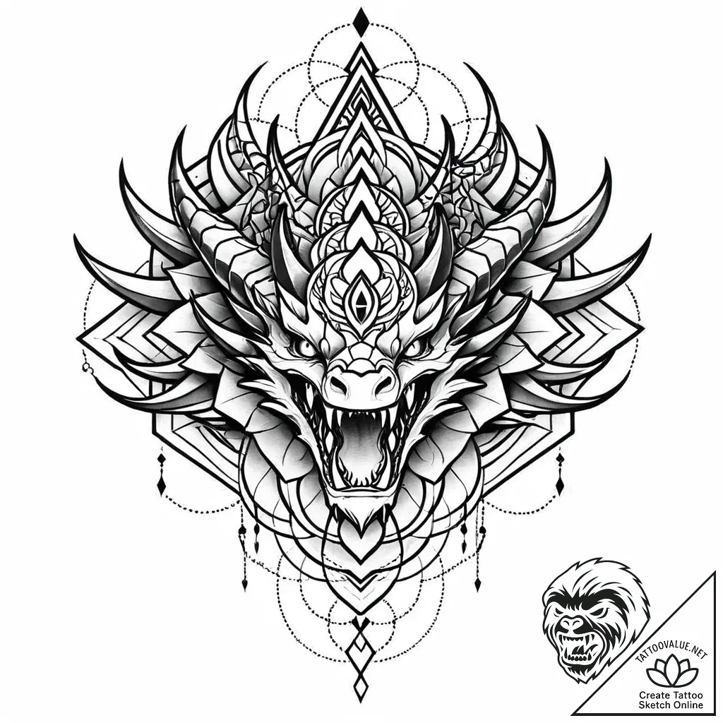 Dragon claw tearing through clouds, artistic... - style Jaeger Mini - tattoo sketch (28.11.2025 17:37)