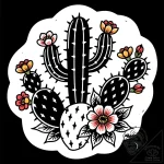 Tat tattoo sketch, cluster of desert cacti ad… – style Flux Inscriptions – tattoo sketch (28.11.2025 18:17)