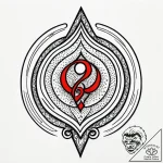 Tattoo sketch, 22 surrounded by glowing orbs,… – style Jagger Old – tattoo sketch (28.11.2025 23:16)