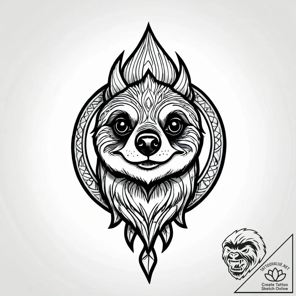 Eskiz.to, tattoo sketch, sid the sloth hangin... - style Jagger Old - tattoo sketch (29.11.2025 00:36)