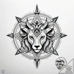 Tattoo design a line art tattoo where the neg… – style Jaeger Simple – tattoo sketch (29.11.2025 03:57)