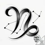 Tattoo design an abstract blend of colors and… – style Flux Inscriptions – tattoo sketch (29.11.2025 08:57)
