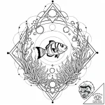 Eskiz.to, tattoo sketch, nemo with bubbles an… – style Jaeger Mini – tattoo sketch (29.11.2025 12:17)