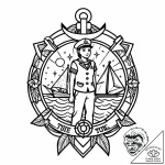 Urban & street scenes, artistic tattoo sketch… – style Jaeger Mini – tattoo sketch (29.11.2025 18:37)