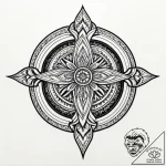 I, ink illustration for tattoo, dynamic compo… – style Jagger Old – tattoo sketch (29.11.2025 20:17)