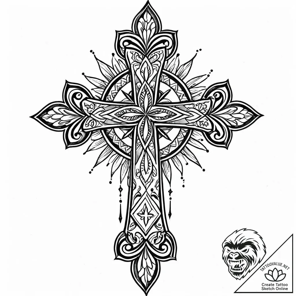 Puzzle, tattoo sketch design, clear image, sh... - style Jaeger Mini - tattoo sketch (29.11.2025 22:37)