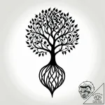 Tattoo sketch: a combination of a woman’s sil… – style Jagger Old – tattoo sketch (30.11.2025 01:36)