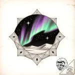 Tat tattoo sketch, northern lights shimmering… – style Flux Inscriptions – tattoo sketch (30.11.2025 09:57)