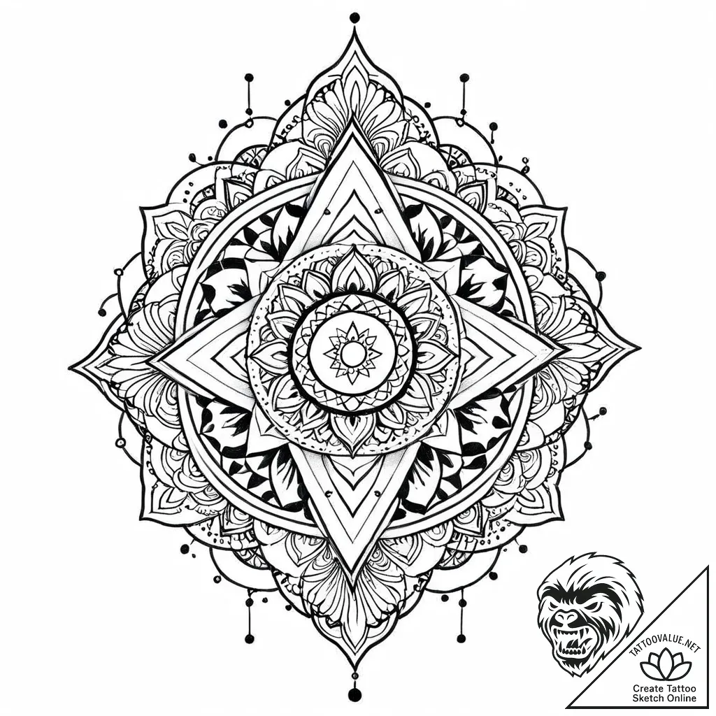 р сѓрѕр° рџрѕс‚рѕрє (potok, flow, current, tr... - style Jaeger Mini - tattoo sketch (30.11.2025 10:37)