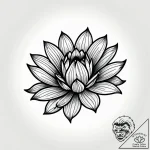 ромашка, ink illustration for tattoo, neo tra… – style Jagger Old – tattoo sketch (30.11.2025 18:37)