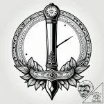 Tat tattoo sketch, barber’s straight razor an… – style Jagger Old – tattoo sketch (01.12.2025 05:16)