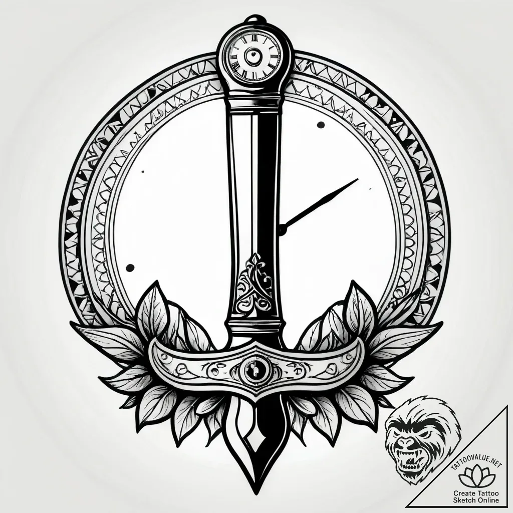 Tat tattoo sketch, barber’s straight razor an... - style Jagger Old - tattoo sketch (01.12.2025 05:16)