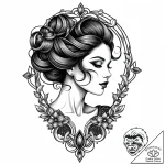 Tattoo sketch a simple, elegant human figure… – style Jaeger Mini – tattoo sketch (01.12.2025 11:37)