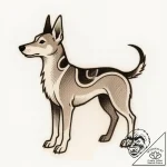 Planetary rover, tattoo drawing outline, sepi… – style Flux Inscriptions – tattoo sketch (01.12.2025 12:17)