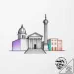 Eternal city of rome, depicted in a vaporwave… – style Flux Inscriptions – tattoo sketch (01.12.2025 17:37)