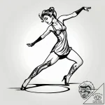 Tat tattoo sketch, dancer’s feet poised on st… – style Jagger Old – tattoo sketch (01.12.2025 23:36)