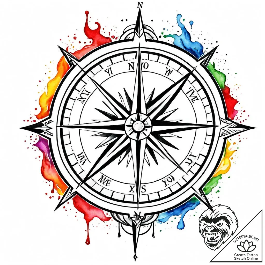 Tattoo sketch a sagittarius archer with a sub... - style Jaeger Mini - tattoo sketch (02.12.2025 07:17)