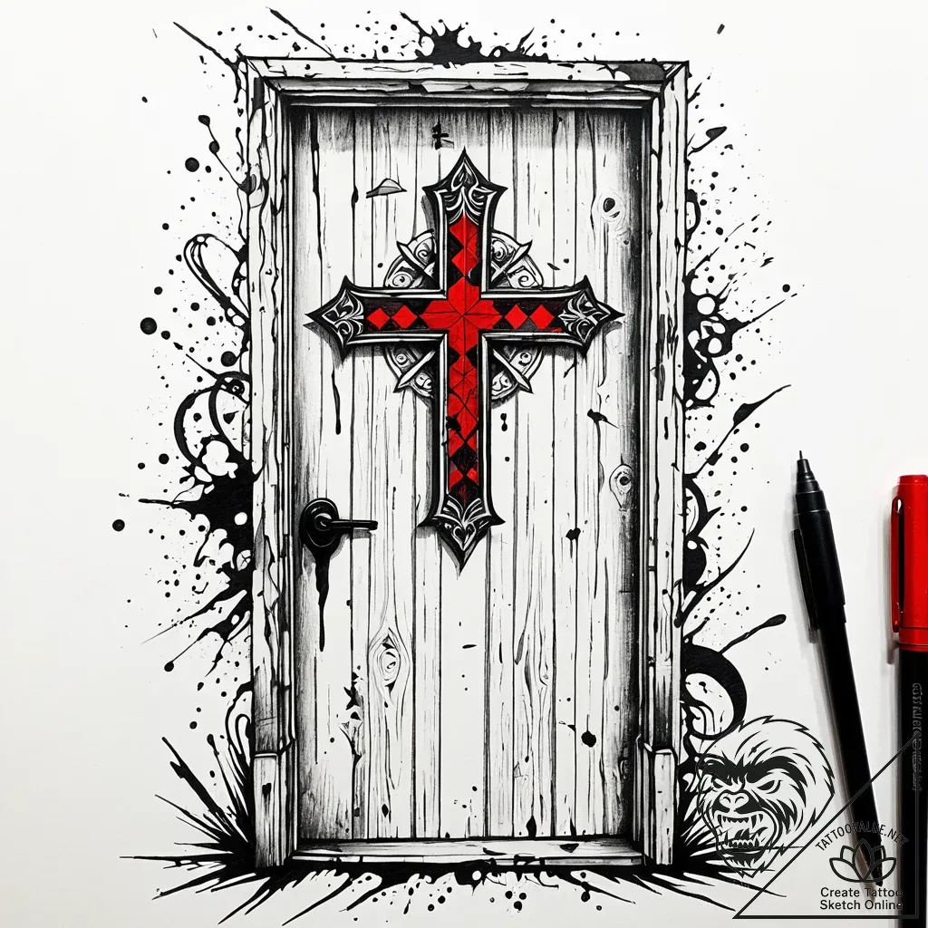 A detailed photograph of the texture of peeli... - style Jaeger Simple - tattoo sketch (02.12.2025 08:17)