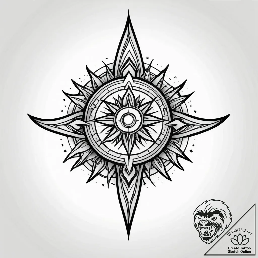 Tattoo sketch a zodiac glyph with its corresp... - style Jagger Old - tattoo sketch (02.12.2025 12:56)