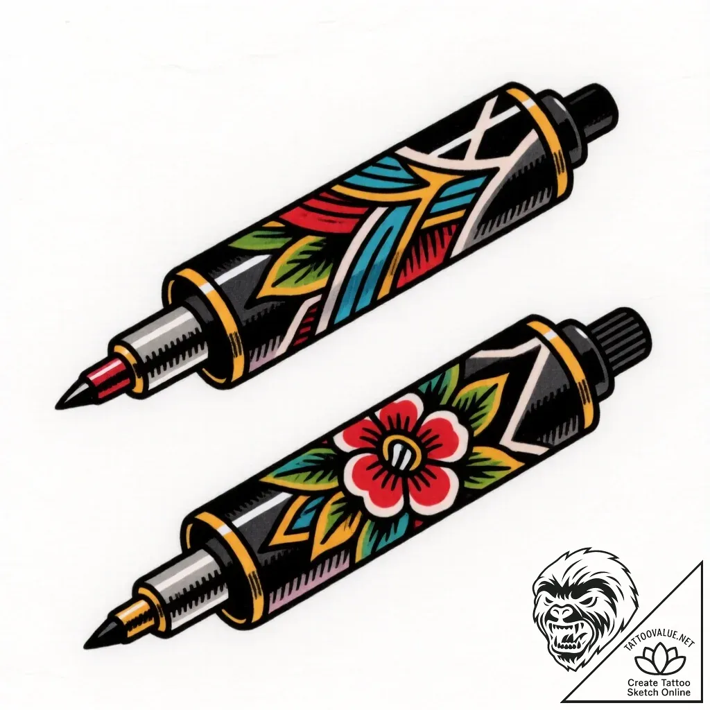 Tattoo design a stack of retro gaming cartrid... - style Flux Inscriptions - tattoo sketch (02.12.2025 17:17)