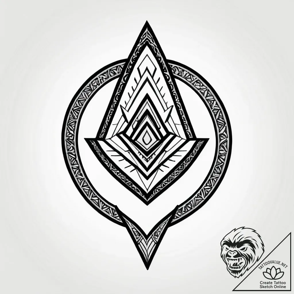 Tattoo sketch, obelix lifting rock with runes... - style Jagger Old - tattoo sketch (02.12.2025 17:57)