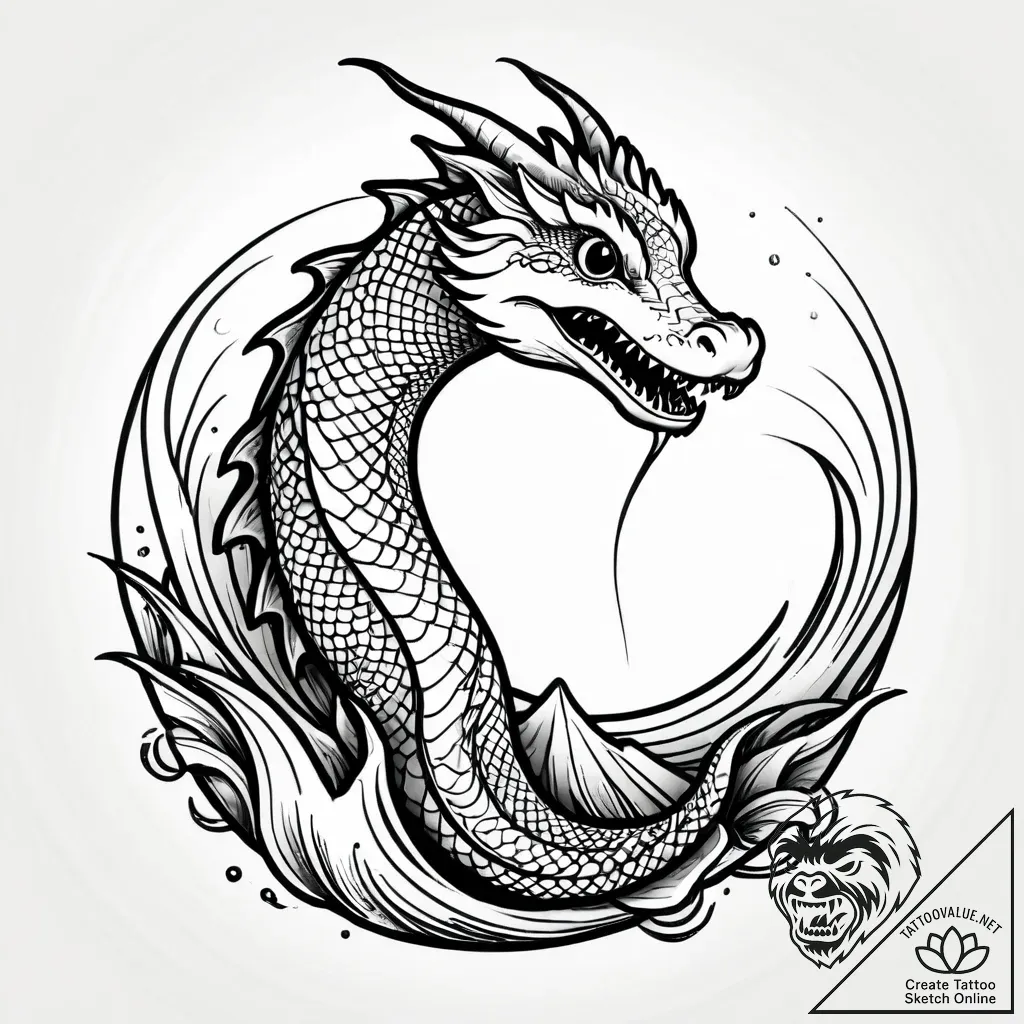 A child's hand holding a fistful of earthworm... - style Jagger Old - tattoo sketch (03.12.2025 04:37)