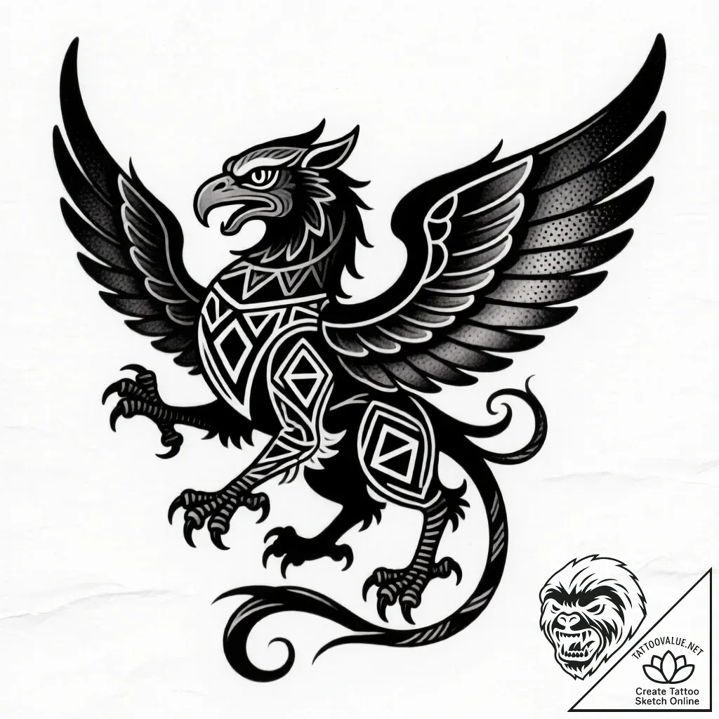 с‚р°с‚сѓрёсђрѕрірєрё сѓ рєр°сђс‚рёрѕр°рјрё сђ... - style Flux Inscriptions - tattoo sketch (03.12.2025 10:57)