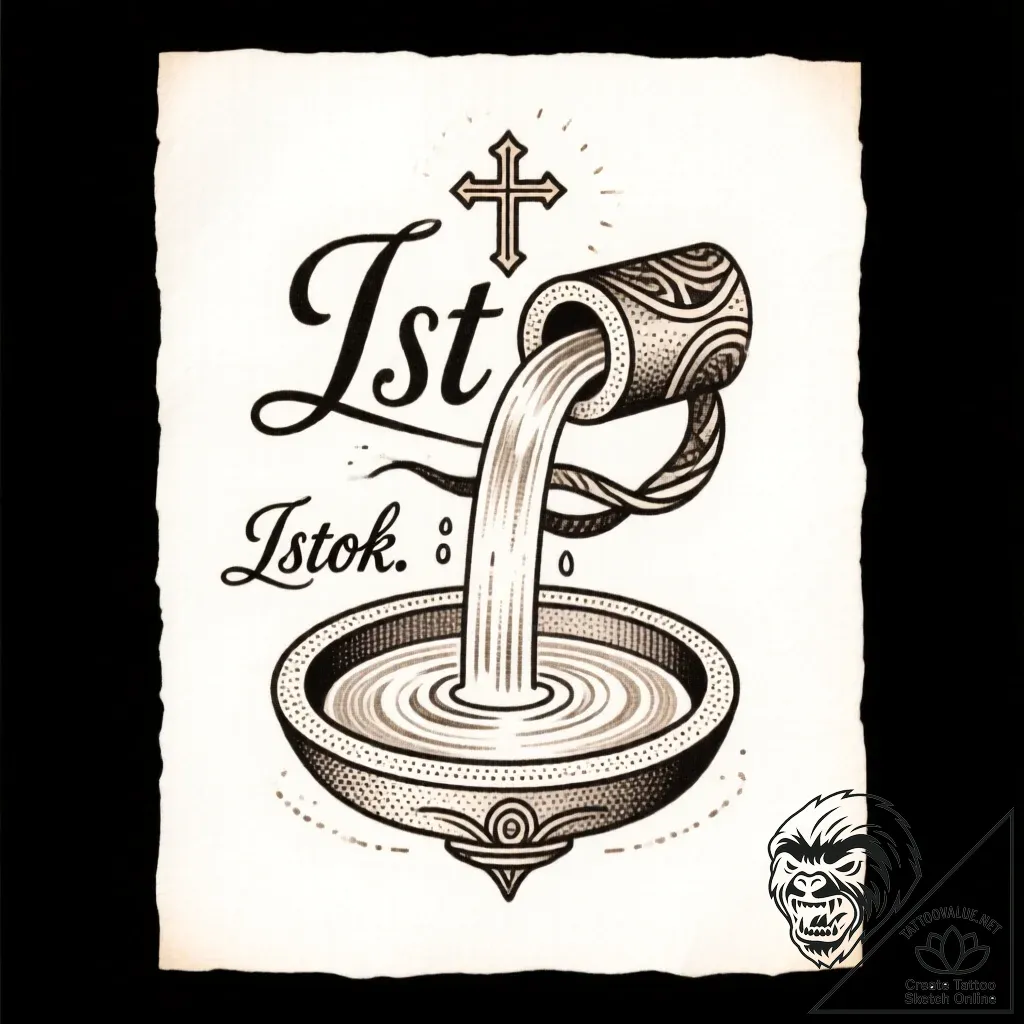 111. tattoo sketch: the rune "istok," resembl... - style Flux Inscriptions - tattoo sketch (03.12.2025 14:57)