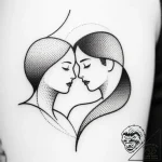 Tattoo design an abstract representation of q… – style Flux Inscriptions – tattoo sketch (03.12.2025 17:37)