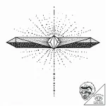 Tattoo design a single, powerful support beam… – style Jaeger Mini – tattoo sketch (03.12.2025 22:17)