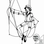 Marionette with its strings cut, slumping, co… – style Jaeger Mini – tattoo sketch (03.12.2025 23:37)