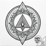 Obsidian gate beneath spectral sky, concept a… – style Jagger Old – tattoo sketch (04.12.2025 02:37)