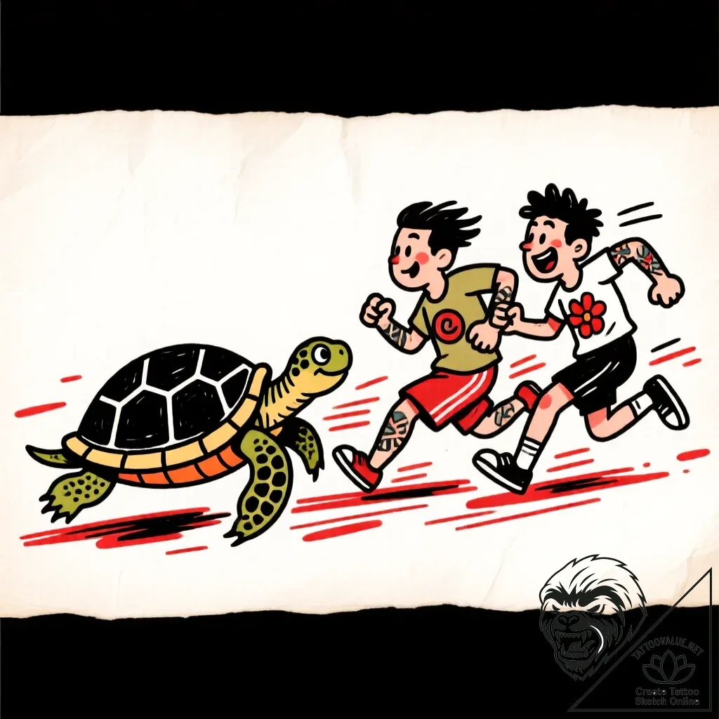 Eskizto, tattoo sketch, crush and friends tur... - style Flux Inscriptions - tattoo sketch (04.12.2025 02:57)