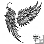 Tattoo design a shoulder blade with a gentle… – style Jaeger Mini – tattoo sketch (04.12.2025 04:56)