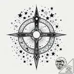 Tat tattoo sketch, dreamer’s silhouette float… – style Jagger Old – tattoo sketch (04.12.2025 05:16)