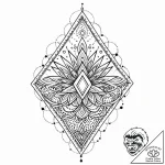 Tattoo sketch, abstract dream shapes with viv… – style Jaeger Mini – tattoo sketch (04.12.2025 10:16)