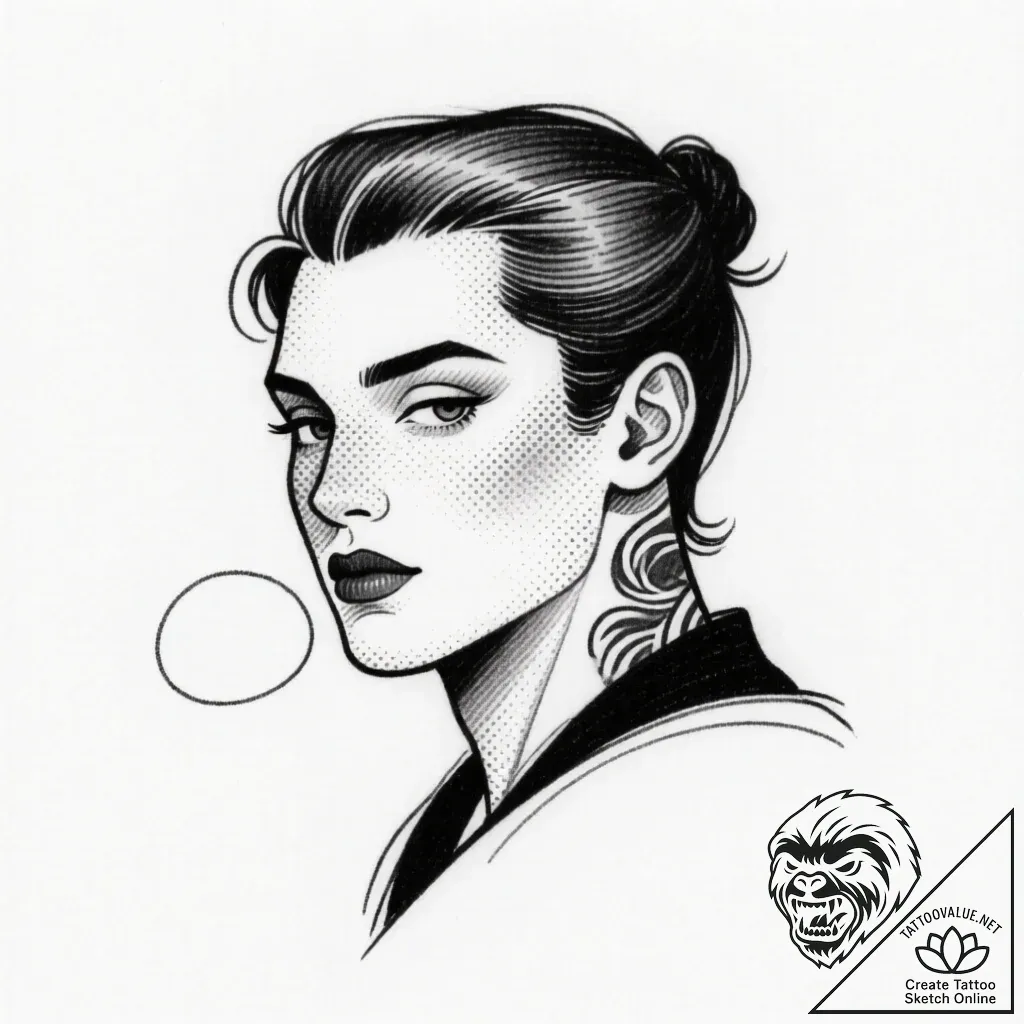 Twins, tattoo sketch design, soft whip shadin... - style Flux Inscriptions - tattoo sketch (04.12.2025 18:37)