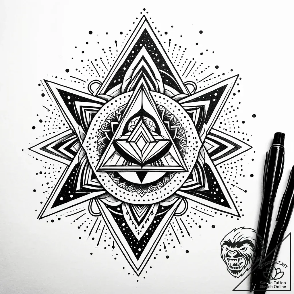 р“сђсѓрїрїр° 4: ррѕсѓс‚сђсѓрјрµрѕс‚с‹ рё рўр... - style Jaeger Simple - tattoo sketch (05.12.2025 02:57)