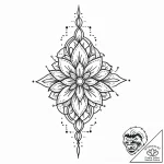 Tattoo sketch a soft focus effect on an abstr… – style Jaeger Mini – tattoo sketch (05.12.2025 04:37)
