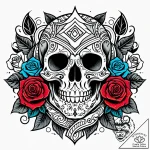 Tattoo design a “loading screen” pattern that… – style Jaeger Simple – tattoo sketch (05.12.2025 06:57)