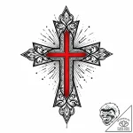 Tat tattoo sketch, influencer silhouette surr… – style Jaeger Mini – tattoo sketch (05.12.2025 08:37)