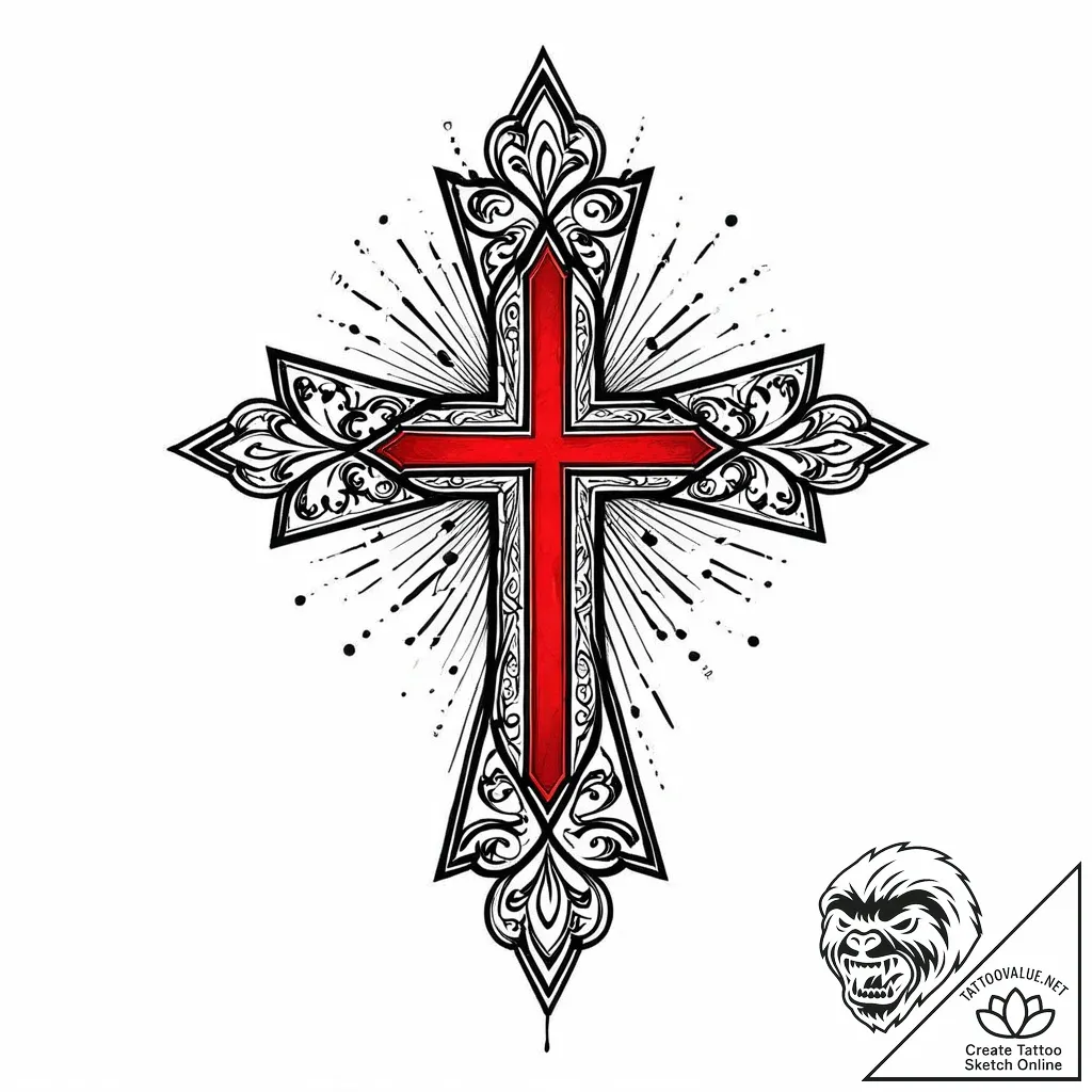 Tat tattoo sketch, influencer silhouette surr... - style Jaeger Mini - tattoo sketch (05.12.2025 08:37)
