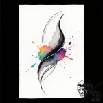 подвязка, tattoo sketch design, fine lines, d… – style Flux Inscriptions – tattoo sketch (05.12.2025 10:37)