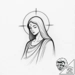 Tattoo design a minimalist representation of… – style Flux Inscriptions – tattoo sketch (05.12.2025 13:17)