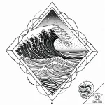 Tat tattoo sketch, wade with rippling water w… – style Jaeger Mini – tattoo sketch (05.12.2025 15:17)