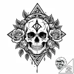 52. tattoo sketch: a raw, hand-poked style ru… – style Jaeger Mini – tattoo sketch (06.12.2025 06:37)