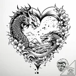 Tat tattoo sketch, the boy and animals formin… – style Jaeger Mini – tattoo sketch (06.12.2025 07:57)