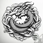 Tattoo sketch a pair of intertwined ropes, li… – style Jaeger Simple – tattoo sketch (06.12.2025 10:17)